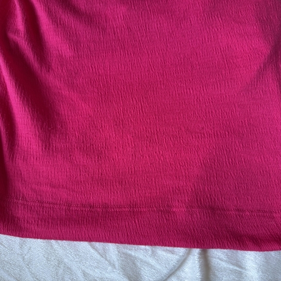 Anthropologie Pink Long Sleeve Boxy V-Neck Knit Top - Picture 7 of 7